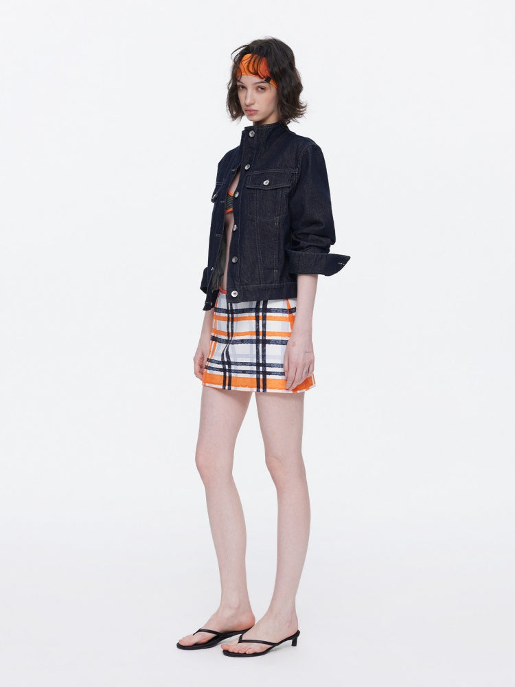 Retro Heavyweight Denim Color Jacket【s0000015540】