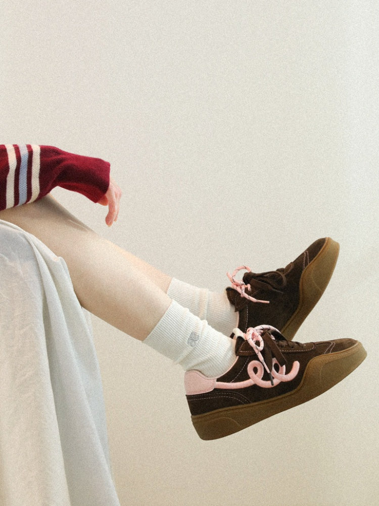 German Training Platform Embroidered Casual Shoes【s0000015630】