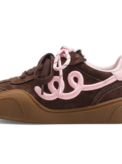 German Training Platform Embroidered Casual Shoes【s0000015630】