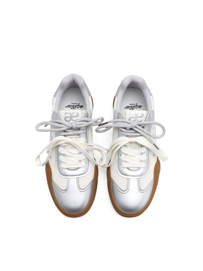 Moonlight Silver Training Embroidered Platform Shoes【s0000015631】