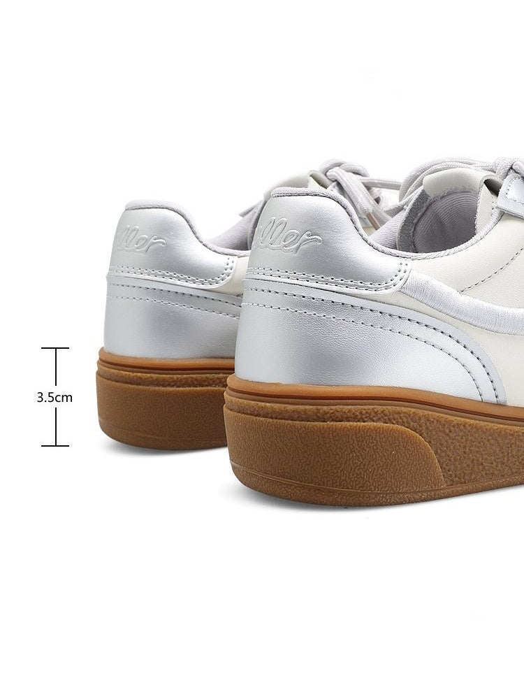 Moonlight Silver Training Embroidered Platform Shoes【s0000015631】