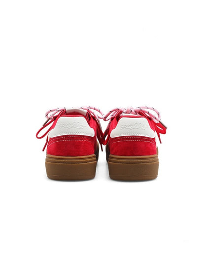 German Training Embroidered Casual Sports Red Shoes【s0000015632】
