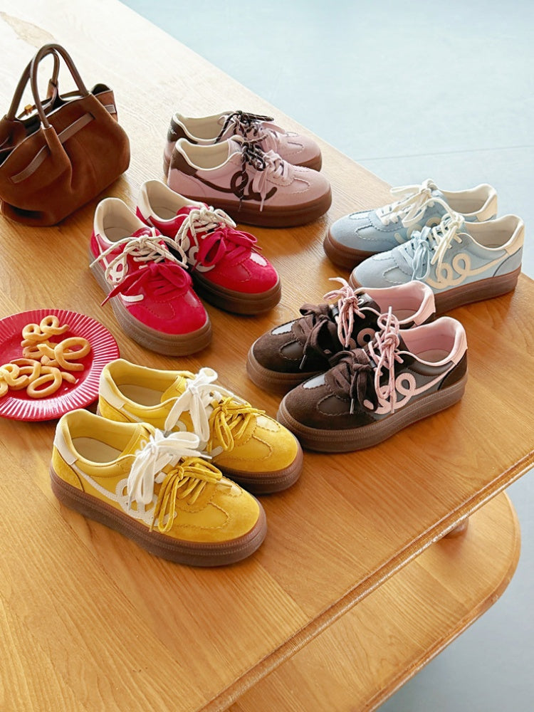 [Cookie Series] German Training Height Thick Sole Casual Shoes【s0000015633】