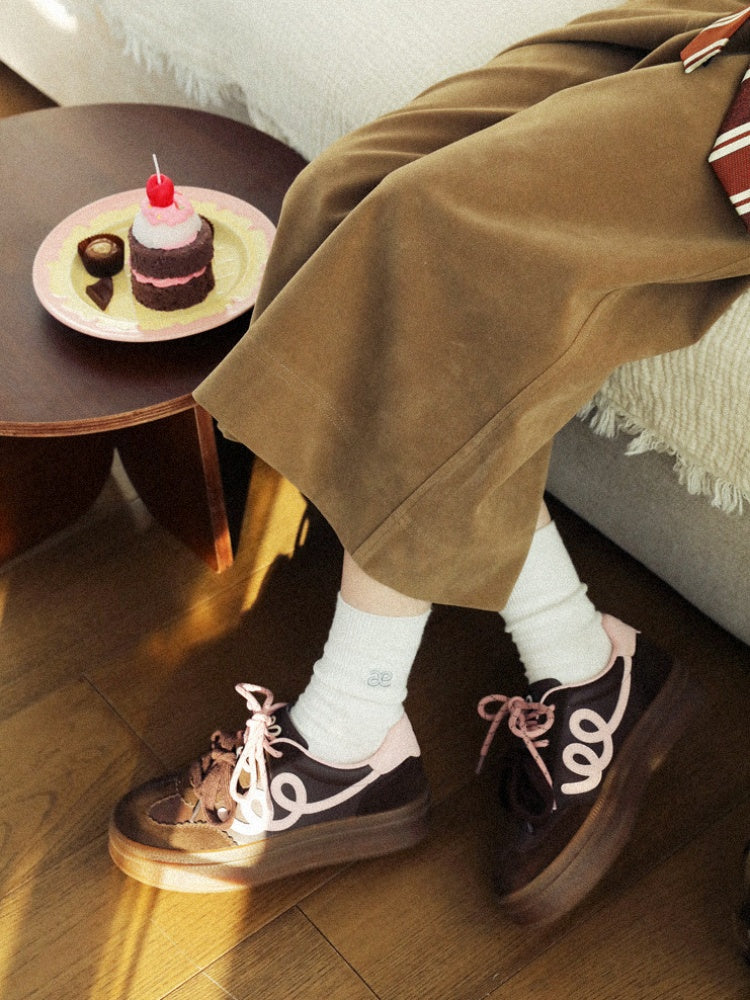 [Cookie Series] German Training Height Thick Sole Casual Shoes【s0000015633】