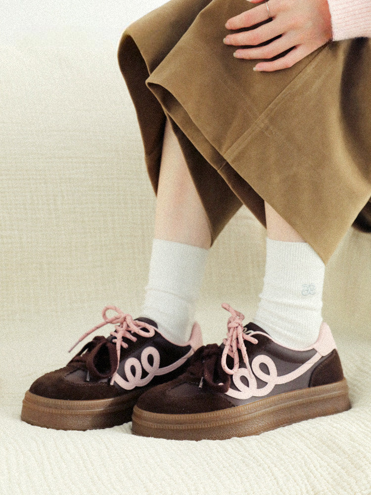 [Cookie Series] German Training Height Thick Sole Casual Shoes【s0000015633】