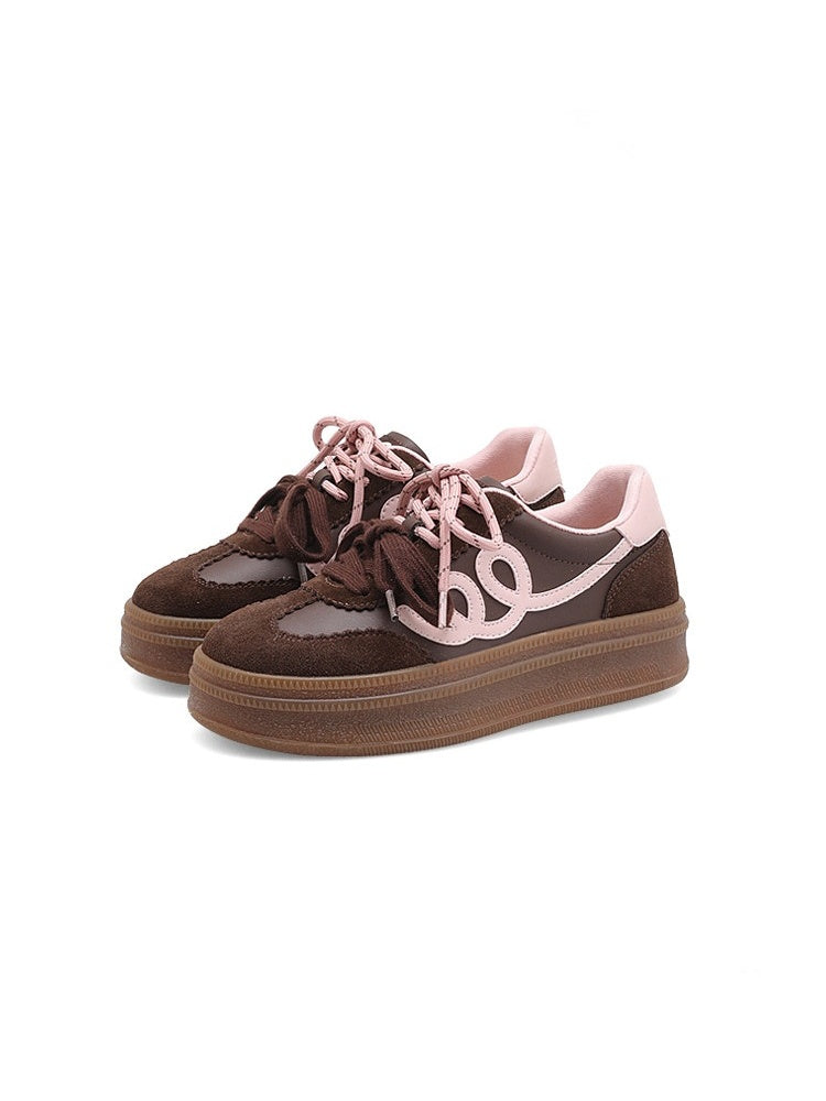 [Cookie Series] German Training Height Thick Sole Casual Shoes【s0000015633】