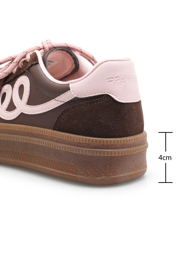 [Cookie Series] German Training Height Thick Sole Casual Shoes【s0000015633】