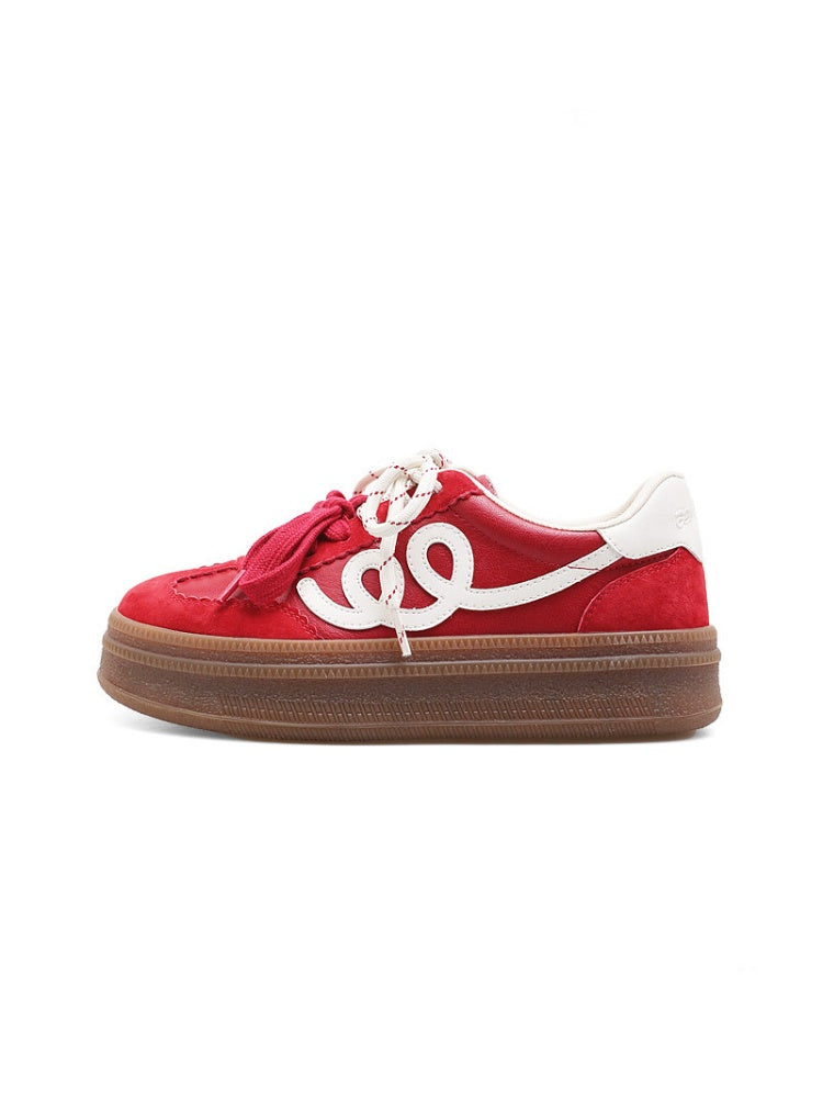 [Cookie Series] German Training Height Thick Sole Casual Shoes【s0000015633】