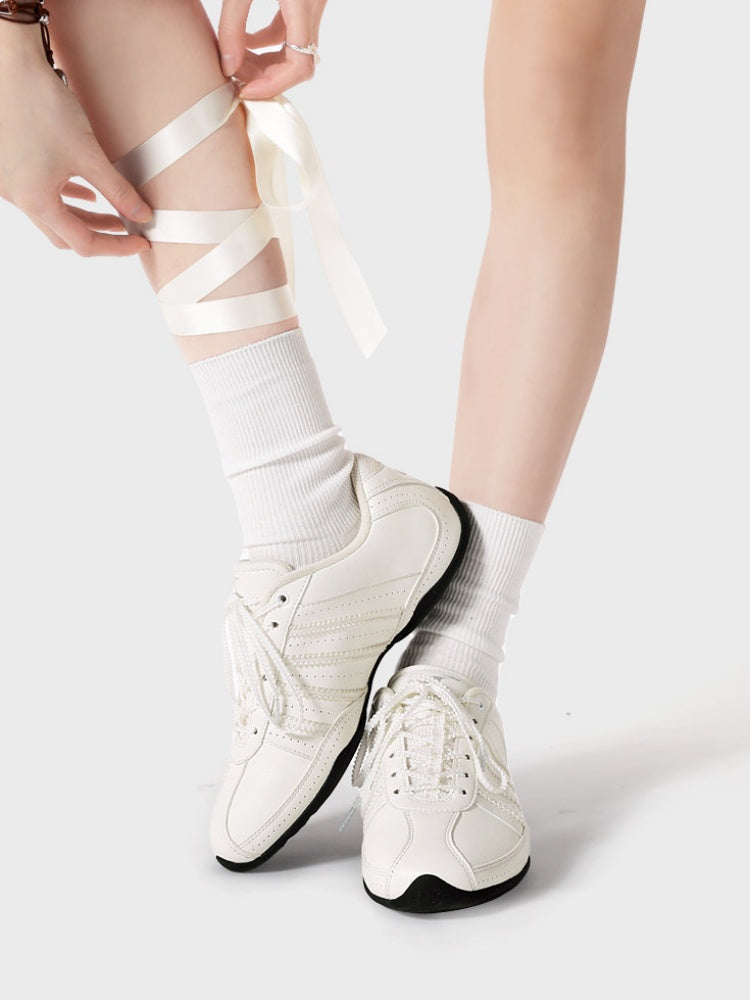 Ballet Vintage Classic German Thin-Soled Indoor Training Yoga Shoes【s0000015634】