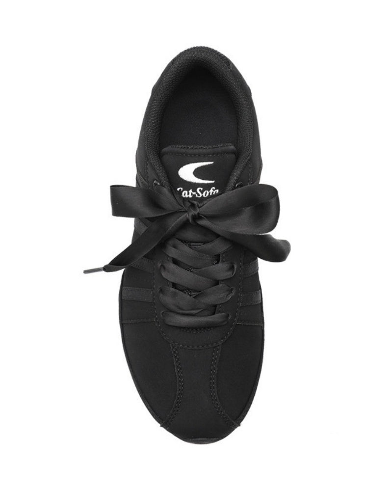 Ballet Vintage Black Classic German Training Thin-Soled Indoor Yoga Shoes【s0000015635】