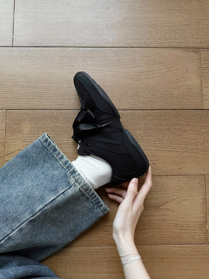 Ballet Vintage Black Classic German Training Thin-Soled Indoor Yoga Shoes【s0000015635】