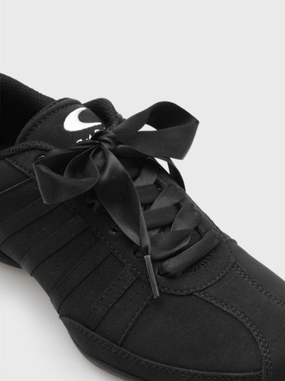 Ballet Vintage Black Classic German Training Thin-Soled Indoor Yoga Shoes【s0000015635】
