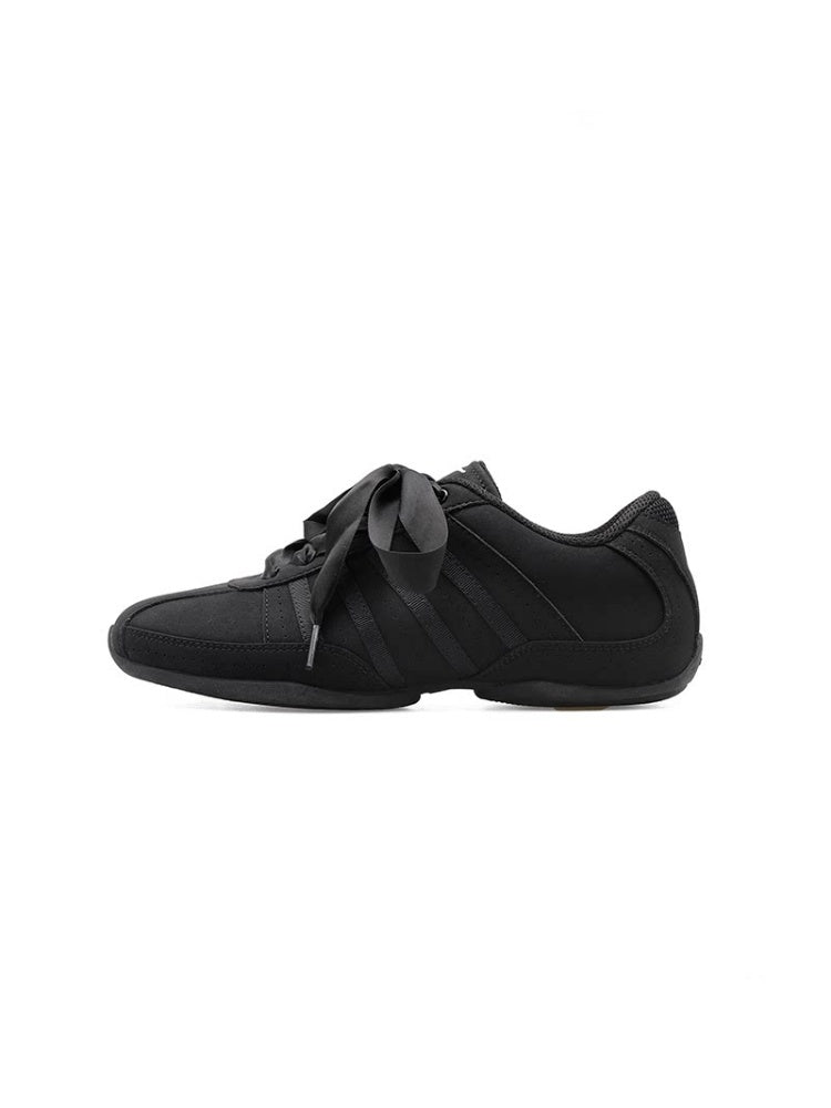 Ballet Vintage Black Classic German Training Thin-Soled Indoor Yoga Shoes【s0000015635】