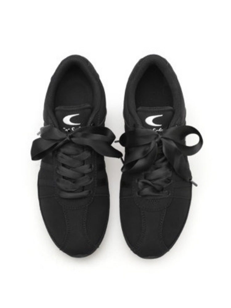 Ballet Vintage Black Classic German Training Thin-Soled Indoor Yoga Shoes【s0000015635】