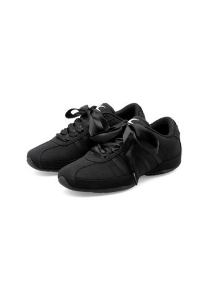 Ballet Vintage Black Classic German Training Thin-Soled Indoor Yoga Shoes【s0000015635】