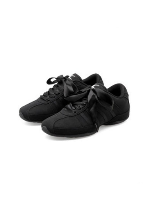 Ballet Vintage Black Classic German Training Thin-Soled Indoor Yoga Shoes【s0000015635】