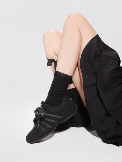 Ballet Vintage Black Classic German Training Thin-Soled Indoor Yoga Shoes【s0000015635】