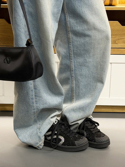 Sparkle Shell Head Sneaker Heel-Up Casual Training Shoes【s0000015636】