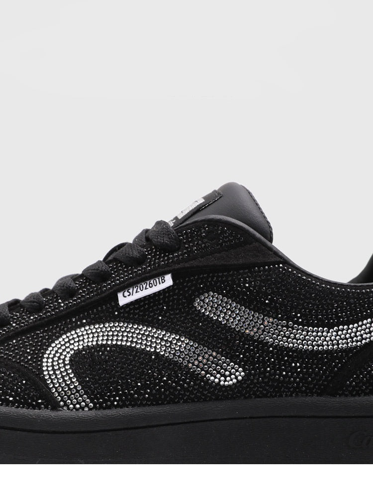Sparkle Shell Head Sneaker Heel-Up Casual Training Shoes【s0000015636】
