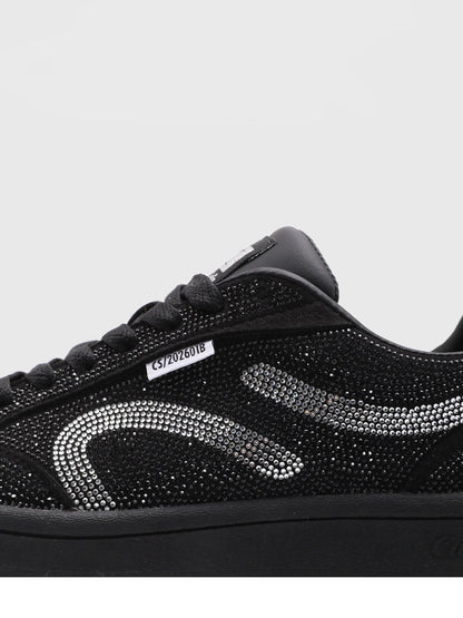 Sparkle Shell Head Sneaker Heel-Up Casual Training Shoes【s0000015636】