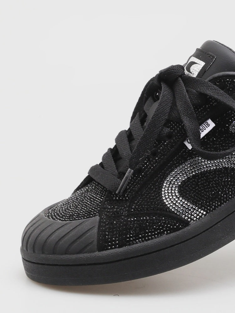 Sparkle Shell Head Sneaker Heel-Up Casual Training Shoes【s0000015636】