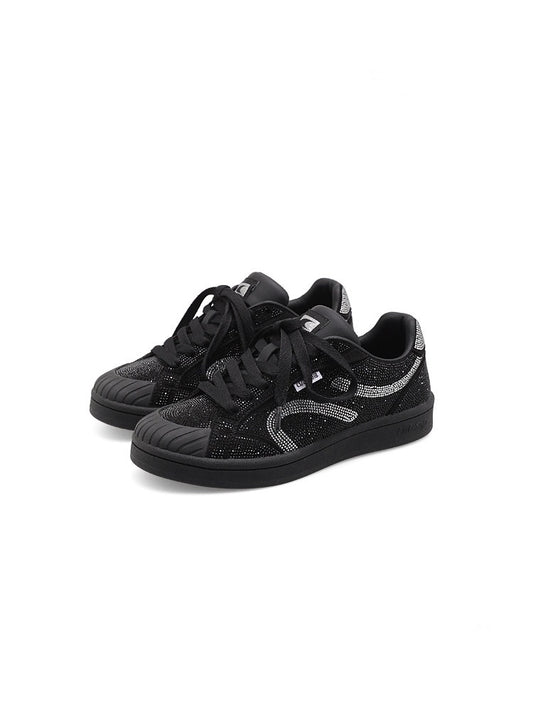 Sparkle Shell Head Sneaker Heel-Up Casual Training Shoes【s0000015636】