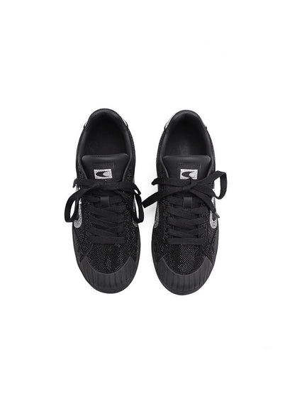 Sparkle Shell Head Sneaker Heel-Up Casual Training Shoes【s0000015636】