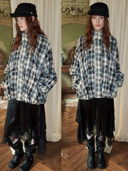 Distressed Multilayer Metal Lace-Strap Rivet Knight Boots【s0000015645】