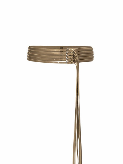Metal Buckle Multi-Layer Fringe Strap Bracelet Adjustable Dual-Use【s0000015648】