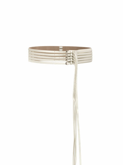 Metal Buckle Multi-Layer Fringe Strap Bracelet Adjustable Dual-Use【s0000015648】
