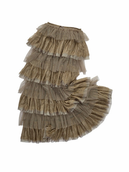 Lace Multi-Layer Mesh Patchwork Cake Skirt【s0000015649】