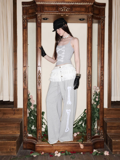 Metal Buckle Chiffon Lace Multi-Layer Puffy Cake Skirt【s0000015650】