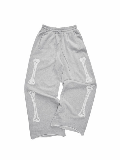 Bone Bead Embroidered Stand Up Collar Short Sweatshirt Jacket & Pants Set【s0000015657】