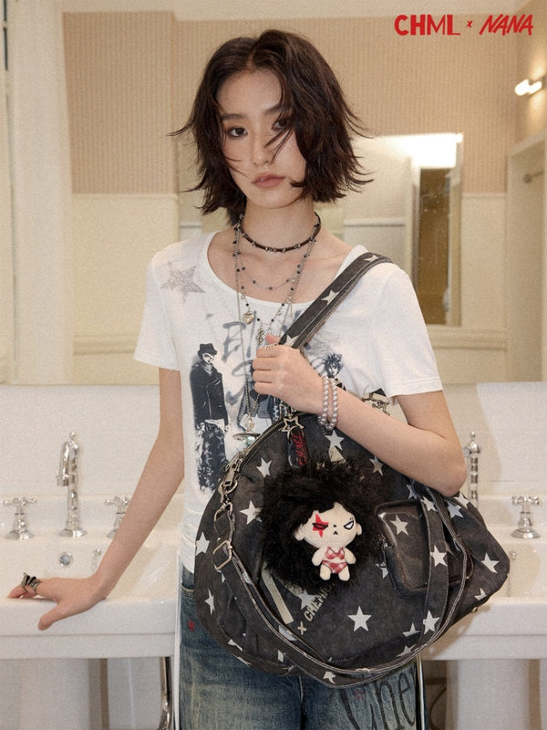 Chemical Girl × NANA Collaboration Full Print Adjustable Bowling Bag【s0000016022】