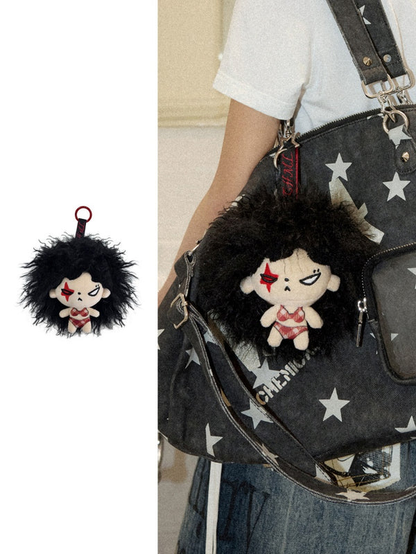 Cool Asymmetrical Star Explosion Hair Doll Plush【s0000016023】