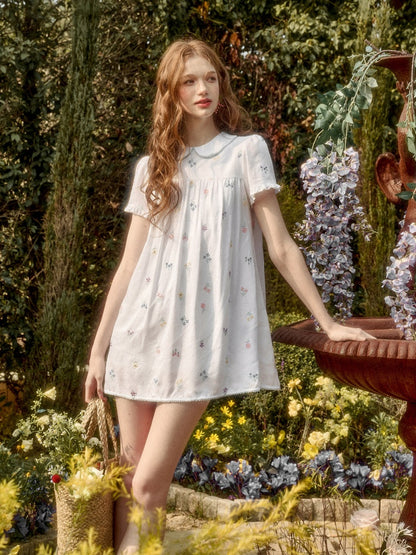 Botanical Embroidery Tank Tops Pants Dress Setup【s0000016032】