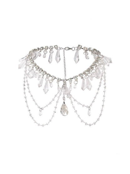 Embroidered Nail Bead Fairy Mermaid Skirt Slip Dress【s0000016144】