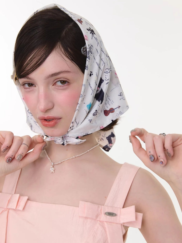Bow Waist Pocket Camisole Dress Pink【s0000016169】