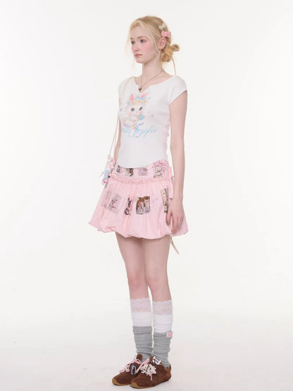 Animal Print High-Waisted Slimming Pocket Skirt【s0000016171】