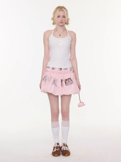 Animal Print High-Waisted Slimming Pocket Skirt【s0000016171】