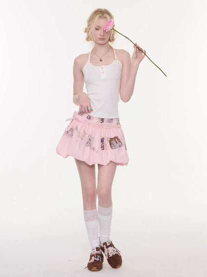 Animal Print High-Waisted Slimming Pocket Skirt【s0000016171】