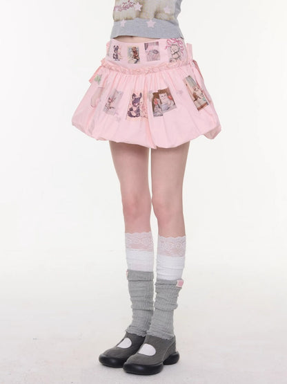 Animal Print High-Waisted Slimming Pocket Skirt【s0000016171】