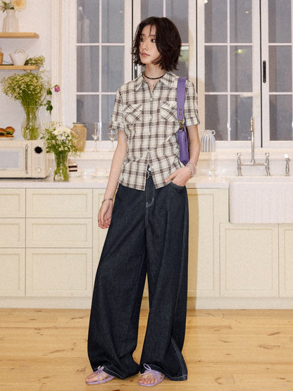 Straight Wide-Leg Pants【s0000016301】