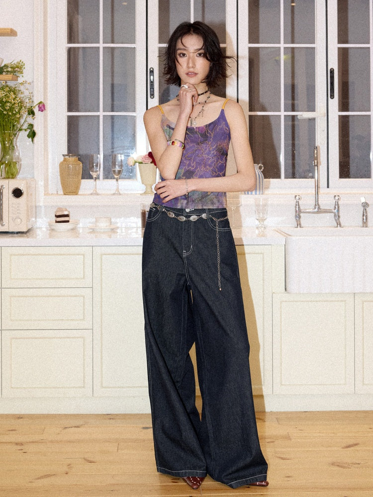 Straight Wide-Leg Pants【s0000016301】