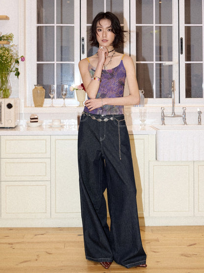 Straight Wide-Leg Pants【s0000016301】