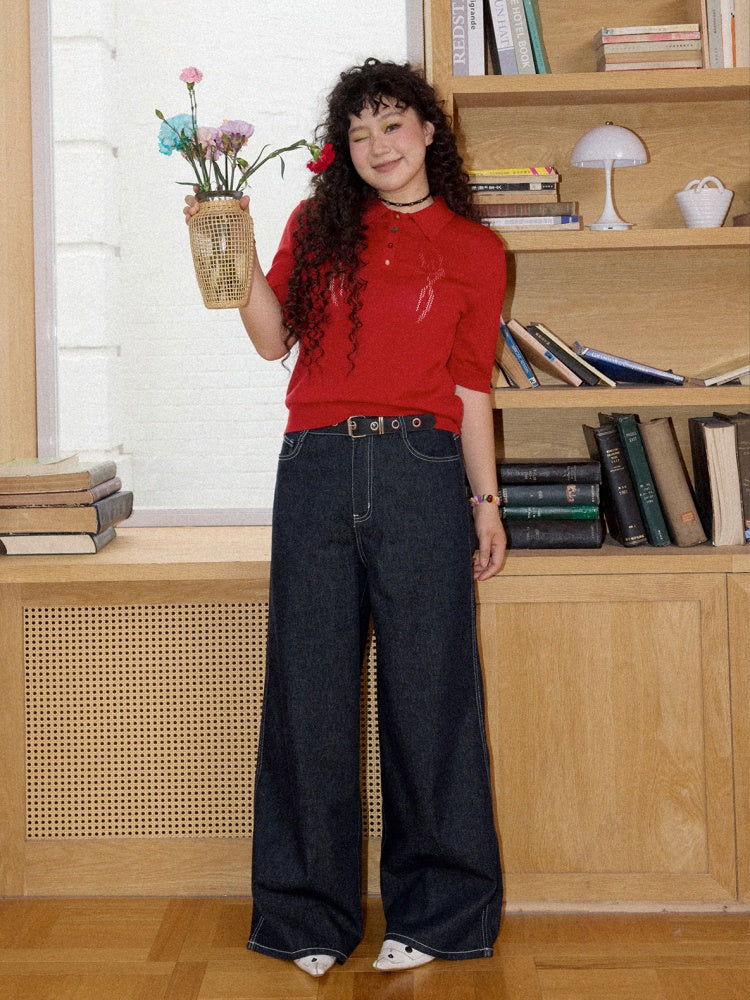 Straight Wide-Leg Pants【s0000016301】