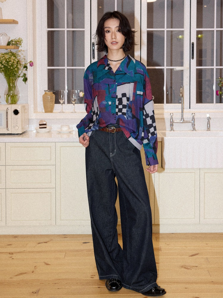 Straight Wide-Leg Pants【s0000016301】