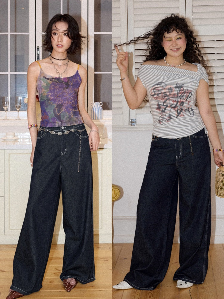 Straight Wide-Leg Pants【s0000016301】