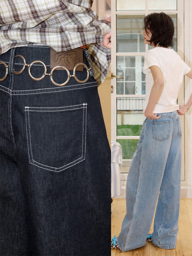 Straight Wide-Leg Pants【s0000016301】
