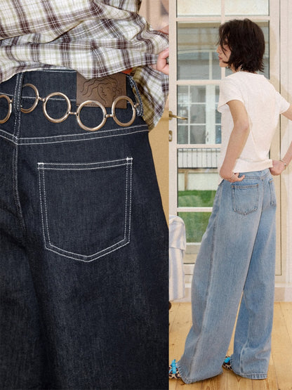 Straight Wide-Leg Pants【s0000016301】